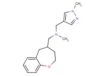 N-methyl-1-(1-methyl-1H-pyrazol-4-yl)-N-(2,3,4,5-tetrahydro-1-benzoxepin-4-ylmethyl)methanamine