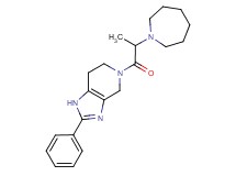 5-(2-azepan-1-ylpropanoyl)-2-phenyl-4,5,6,7-tetrahydro-1H-imidazo[4,5-c]pyridine