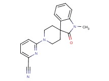 6-(1-methyl-2-oxo-1,2-dihydro-1'H-spiro[indole-3,4'-piperidin]-1'-yl)pyridine-2-carbonitrile