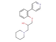 1-piperidin-1-yl-3-(2-pyridin-4-ylphenoxy)propan-2-ol