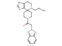 1'-(2H-1,2,3-benzotriazol-2-ylacetyl)-5-propyl-1,5,6,7-tetrahydrospiro[imidazo[4,5-c]pyridine-4,4'-piperidine]