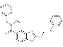 N-methyl-2-(3-phenylpropyl)-N-(2-pyrazinylmethyl)-1,3-benzoxazole-5-carboxamide