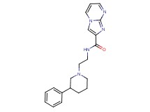 N-[2-(3-phenylpiperidin-1-yl)ethyl]imidazo[1,2-a]pyrimidine-2-carboxamide