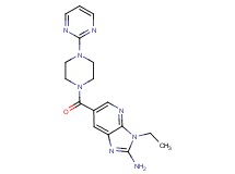 3-ethyl-6-[(4-pyrimidin-2-ylpiperazin-1-yl)carbonyl]-3H-imidazo[4,5-b]pyridin-2-amine