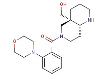 [(4aS*,8aR*)-6-[2-(4-morpholinyl)benzoyl]octahydro-1,6-naphthyridin-4a(2H)-yl]methanol