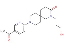 9-(5-acetylpyridin-2-yl)-2-(3-hydroxypropyl)-2,9-diazaspiro[5.5]undecan-3-one