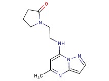 1-{2-[(5-methylpyrazolo[1,5-a]pyrimidin-7-yl)amino]ethyl}-2-pyrrolidinone