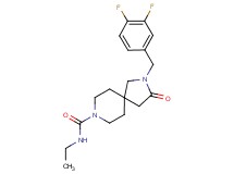 2-(3,4-difluorobenzyl)-N-ethyl-3-oxo-2,8-diazaspiro[4.5]decane-8-carboxamide