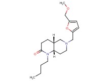 (4aR*,8aS*)-1-butyl-6-{[5-(methoxymethyl)-2-furyl]methyl}octahydro-1,6-naphthyridin-2(1H)-one