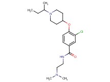 4-[(1-sec-butyl-4-piperidinyl)oxy]-3-chloro-N-[2-(dimethylamino)ethyl]benzamide