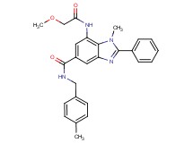 7-[(methoxyacetyl)amino]-1-methyl-N-(4-methylbenzyl)-2-phenyl-1H-benzimidazole-5-carboxamide