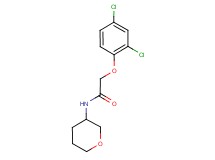 2-(2,4-dichlorophenoxy)-N-(tetrahydro-2H-pyran-3-yl)acetamide
