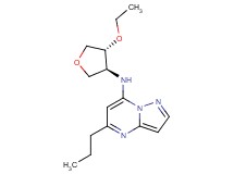 N-[(3S*,4R*)-4-ethoxytetrahydro-3-furanyl]-5-propylpyrazolo[1,5-a]pyrimidin-7-amine