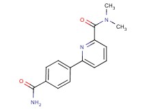 6-[4-(aminocarbonyl)phenyl]-N,N-dimethylpyridine-2-carboxamide