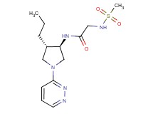 N~2~-(methylsulfonyl)-N~1~-[rel-(3R,4S)-4-propyl-1-(3-pyridazinyl)-3-pyrrolidinyl]glycinamide hydrochloride