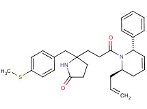 5-{3-[(2R*,6S*)-2-allyl-6-phenyl-3,6-dihydro-1(2H)-pyridinyl]-3-oxopropyl}-5-[4-(methylthio)benzyl]-2-pyrrolidinone