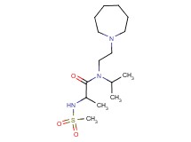 N-(2-azepan-1-ylethyl)-N-isopropyl-2-[(methylsulfonyl)amino]propanamide