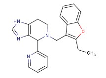5-[(2-ethyl-1-benzofuran-3-yl)methyl]-4-pyridin-2-yl-4,5,6,7-tetrahydro-1H-imidazo[4,5-c]pyridine