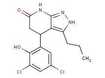 4-(3,5-dichloro-2-hydroxyphenyl)-3-propyl-2,4,5,7-tetrahydro-6H-pyrazolo[3,4-b]pyridin-6-one