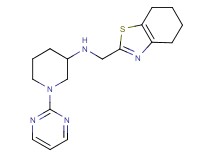 1-(2-pyrimidinyl)-N-(4,5,6,7-tetrahydro-1,3-benzothiazol-2-ylmethyl)-3-piperidinamine