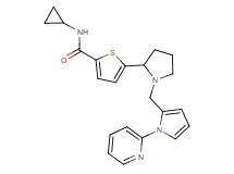 N-cyclopropyl-5-(1-{[1-(2-pyridinyl)-1H-pyrrol-2-yl]methyl}-2-pyrrolidinyl)-2-thiophenecarboxamide