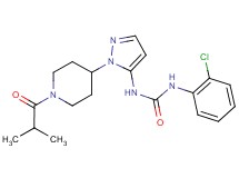N-(2-chlorophenyl)-N'-[1-(1-isobutyrylpiperidin-4-yl)-1H-pyrazol-5-yl]urea