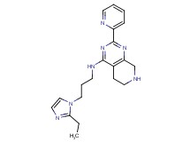 N-[3-(2-ethyl-1H-imidazol-1-yl)propyl]-2-(2-pyridinyl)-5,6,7,8-tetrahydropyrido[3,4-d]pyrimidin-4-amine dihydrochloride