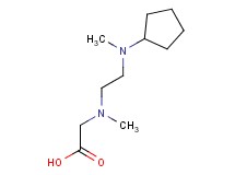 [{2-[cyclopentyl(methyl)amino]ethyl}(methyl)amino]acetic acid