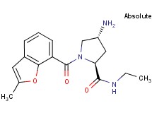 (2S,4R)-4-amino-N-ethyl-1-[(2-methyl-1-benzofuran-7-yl)carbonyl]pyrrolidine-2-carboxamide