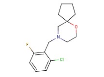 9-(2-chloro-6-fluorobenzyl)-6-oxa-9-azaspiro[4.5]decane