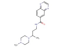 N-[3-(4-methylpiperazin-1-yl)butyl]quinoxaline-6-carboxamide