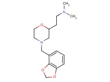2-[4-(1,3-benzodioxol-4-ylmethyl)-2-morpholinyl]-N,N-dimethylethanamine