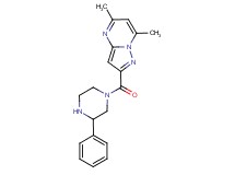5,7-dimethyl-2-[(3-phenylpiperazin-1-yl)carbonyl]pyrazolo[1,5-a]pyrimidine