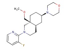 (4aR*,6R*,8aS*)-2-(3-fluoropyridin-2-yl)-8a-(methoxymethyl)-6-morpholin-4-yldecahydroisoquinoline