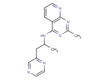 2-methyl-N-(1-methyl-2-pyrazin-2-ylethyl)pyrido[2,3-d]pyrimidin-4-amine