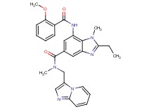 2-ethyl-N-(imidazo[1,2-a]pyridin-3-ylmethyl)-7-[(2-methoxybenzoyl)amino]-N,1-dimethyl-1H-benzimidazole-5-carboxamide