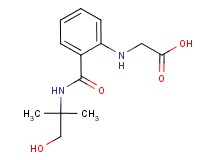 [(2-{[(2-hydroxy-1,1-dimethylethyl)amino]carbonyl}phenyl)amino]acetic acid