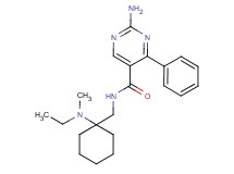 2-amino-N-({1-[ethyl(methyl)amino]cyclohexyl}methyl)-4-phenylpyrimidine-5-carboxamide