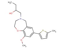 1-[9-methoxy-7-(5-methyl-2-thienyl)-2,3-dihydro-1,4-benzoxazepin-4(5H)-yl]butan-2-ol