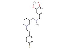 (3,4-dimethoxybenzyl)({1-[2-(4-fluorophenyl)ethyl]-3-piperidinyl}methyl)methylamine