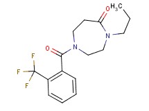4-propyl-1-[2-(trifluoromethyl)benzoyl]-1,4-diazepan-5-one