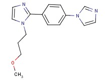 2-[4-(1H-imidazol-1-yl)phenyl]-1-(3-methoxypropyl)-1H-imidazole