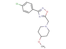 1-{[3-(4-chlorophenyl)-1,2,4-oxadiazol-5-yl]methyl}-4-methoxypiperidine