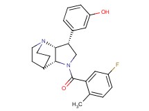 3-[(3R*,3aR*,7aR*)-1-(5-fluoro-2-methylbenzoyl)octahydro-4,7-ethanopyrrolo[3,2-b]pyridin-3-yl]phenol