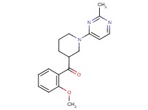 (2-methoxyphenyl)[1-(2-methylpyrimidin-4-yl)piperidin-3-yl]methanone