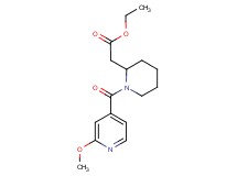 ethyl [1-(2-methoxyisonicotinoyl)-2-piperidinyl]acetate
