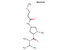(2S,4S)-N-isopropyl-4-[(3-methoxypropanoyl)amino]-N,1-dimethylpyrrolidine-2-carboxamide