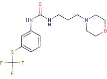 N-(3-morpholin-4-ylpropyl)-N'-{3-[(trifluoromethyl)thio]phenyl}urea