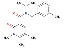 N-isopropyl-1,5,6-trimethyl-N-(3-methylbenzyl)-2-oxo-1,2-dihydropyridine-3-carboxamide