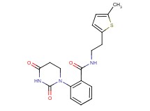 2-(2,4-dioxotetrahydropyrimidin-1(2H)-yl)-N-[2-(5-methyl-2-thienyl)ethyl]benzamide